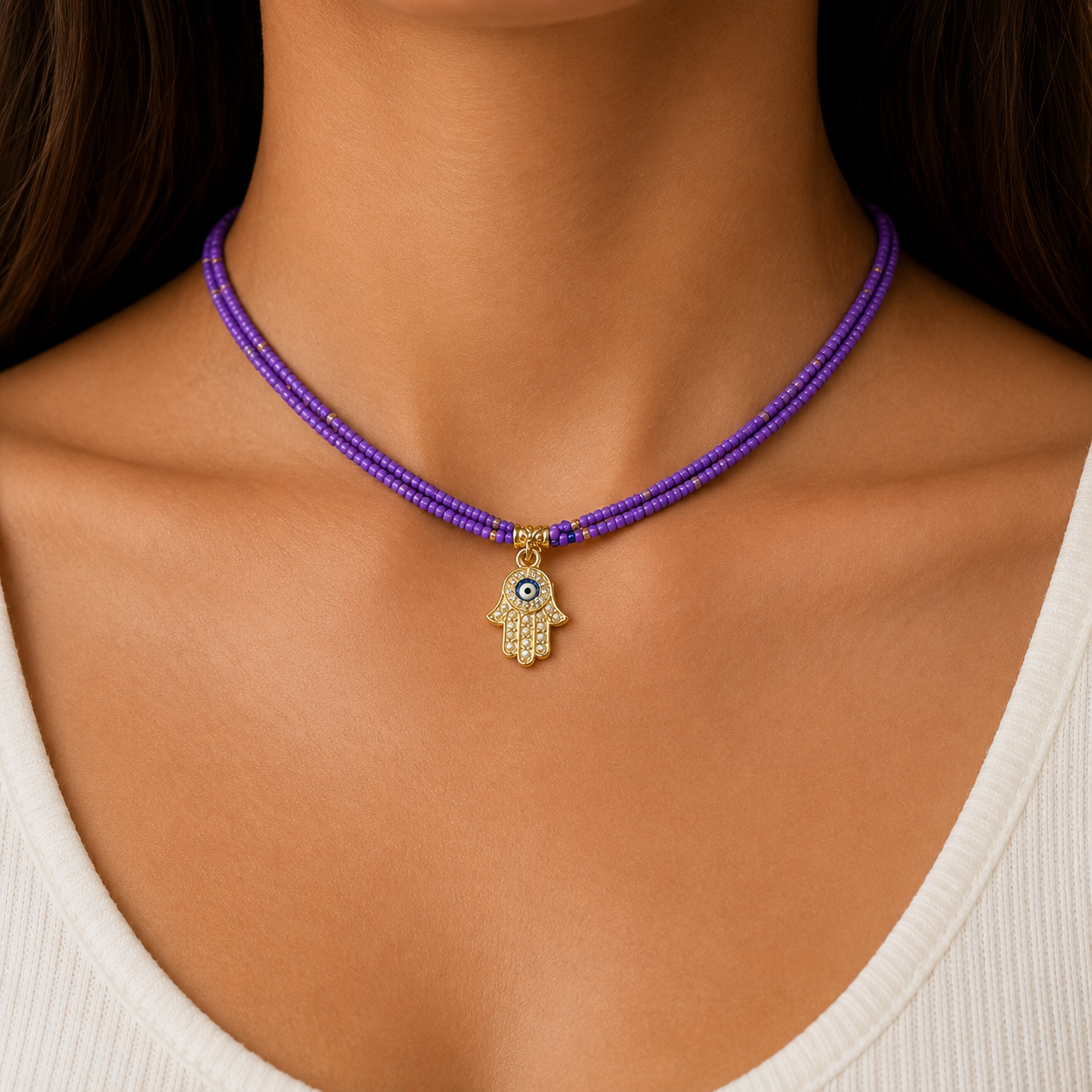 Collar “Mano de Protección”